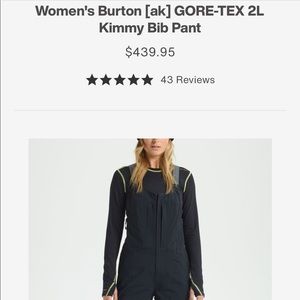 Women’s Burton AK GORE-TEX 2L Snow Bib Pant